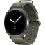 Galaxy Watch 8 | 40 мм | 4G LTE | Graphite | Athleisure/Green | S/M, Тип ремешка : Athleisure, Размер корпуса : 40 мм, Цвет: Graphite, Цвет ремешка: Green, Размер ремешка : S/M, Подключение часов : Bluetooth / Wi-Fi + 4G LTE, изображение 2